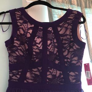 Purple prom dress